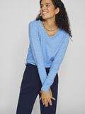 VILA VIRIL V-NECK KNITTED PULLOVER, Blissful Blue, highres - 14042769_BlissfulBlue_958949_007.jpg