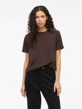 Product image thumbnail - VINORA - ENCOLURE RONDE T-SHIRT, Coffee Bean | 1