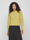 VILA OPEN BACK KNITTED PULLOVER, Leek Green, highres - 14098156_LeekGreen_003.jpg