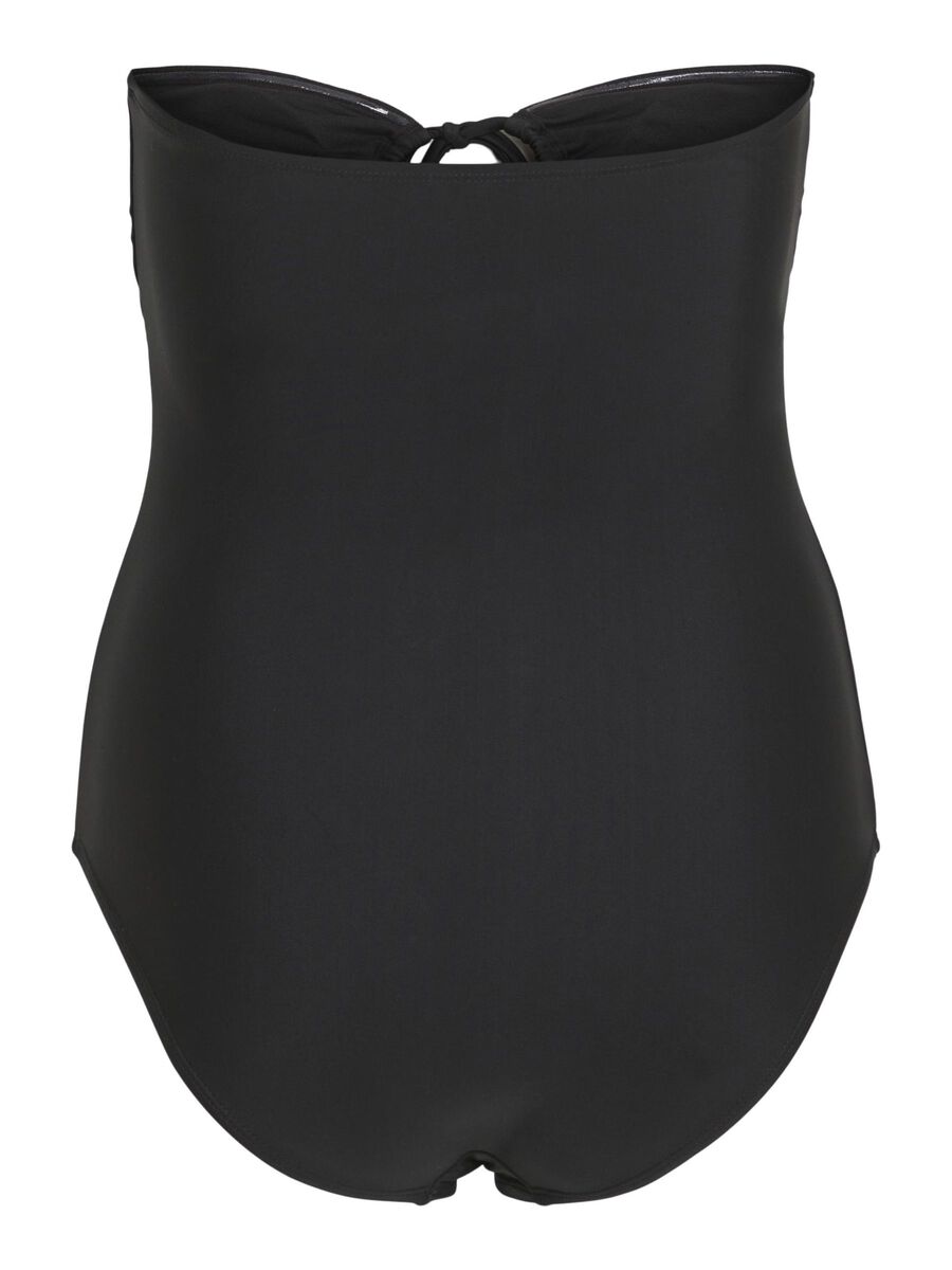 VILA BANDEAU SWIMSUIT, Black, highres - 14093495_Black_002.jpg