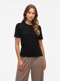 Product image thumbnail - VILIPSA DE MANGAS CORTAS TOP DE PUNTO, Black Beauty | 1