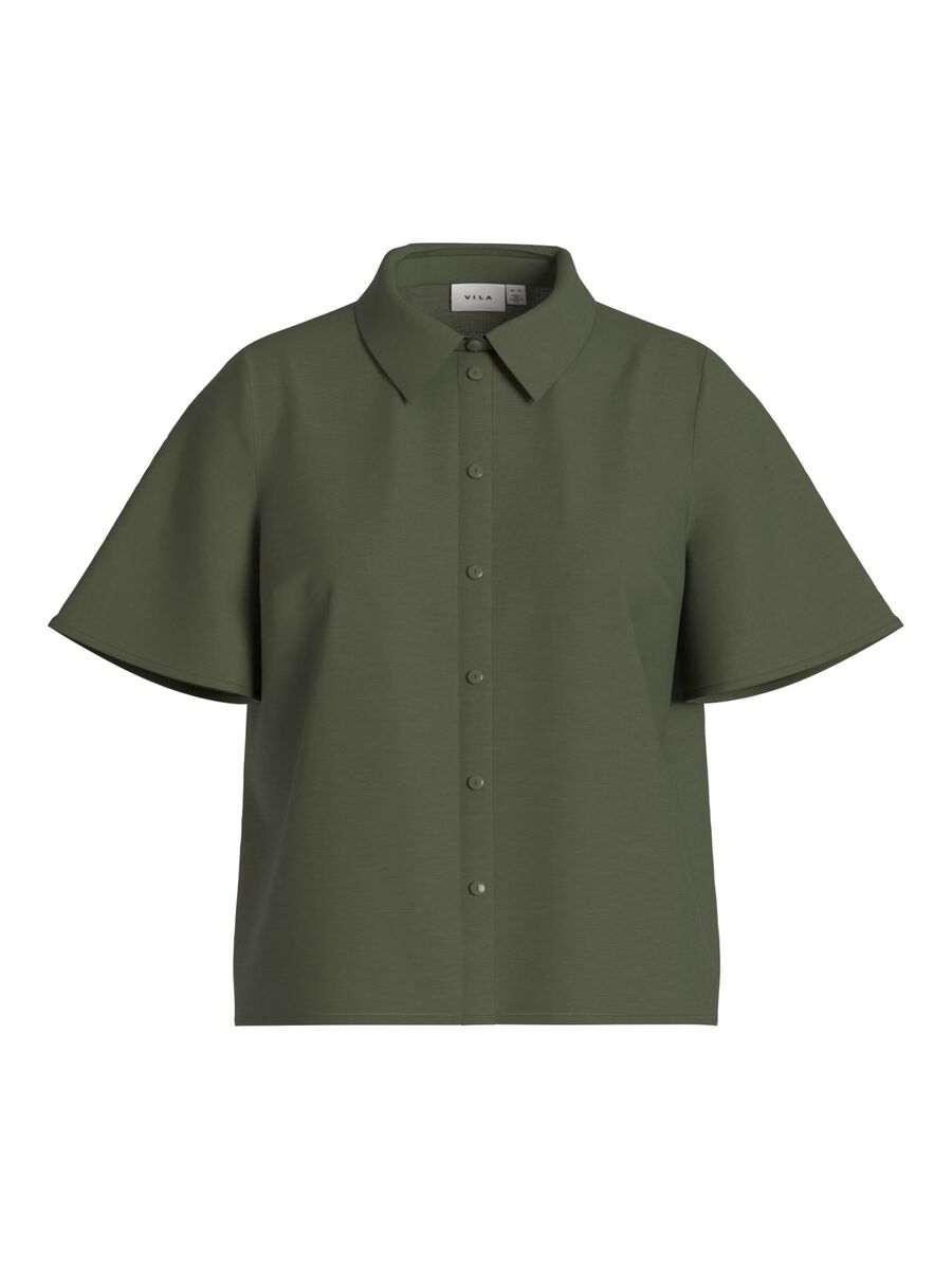 Carousel image - VIPRISILLA SHORT SLEEVED SHIRT, Olivine | 1