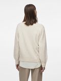 VILA VIELLIE TIE FRONT KNITTED TOP, Super Light Natural Melan, highres - 14104656_SuperLightNaturalMelan_004.jpg