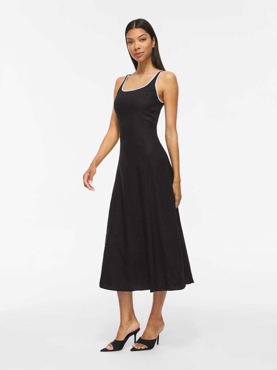 Product carousel image - VILIGA SLEEVELESS MIDI DRESS, Black | 1