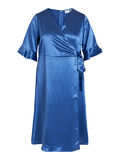 Vila CURVE - SATIN WRAP DRESS, Federal Blue, highres - 14083436_FederalBlue_001.jpg
