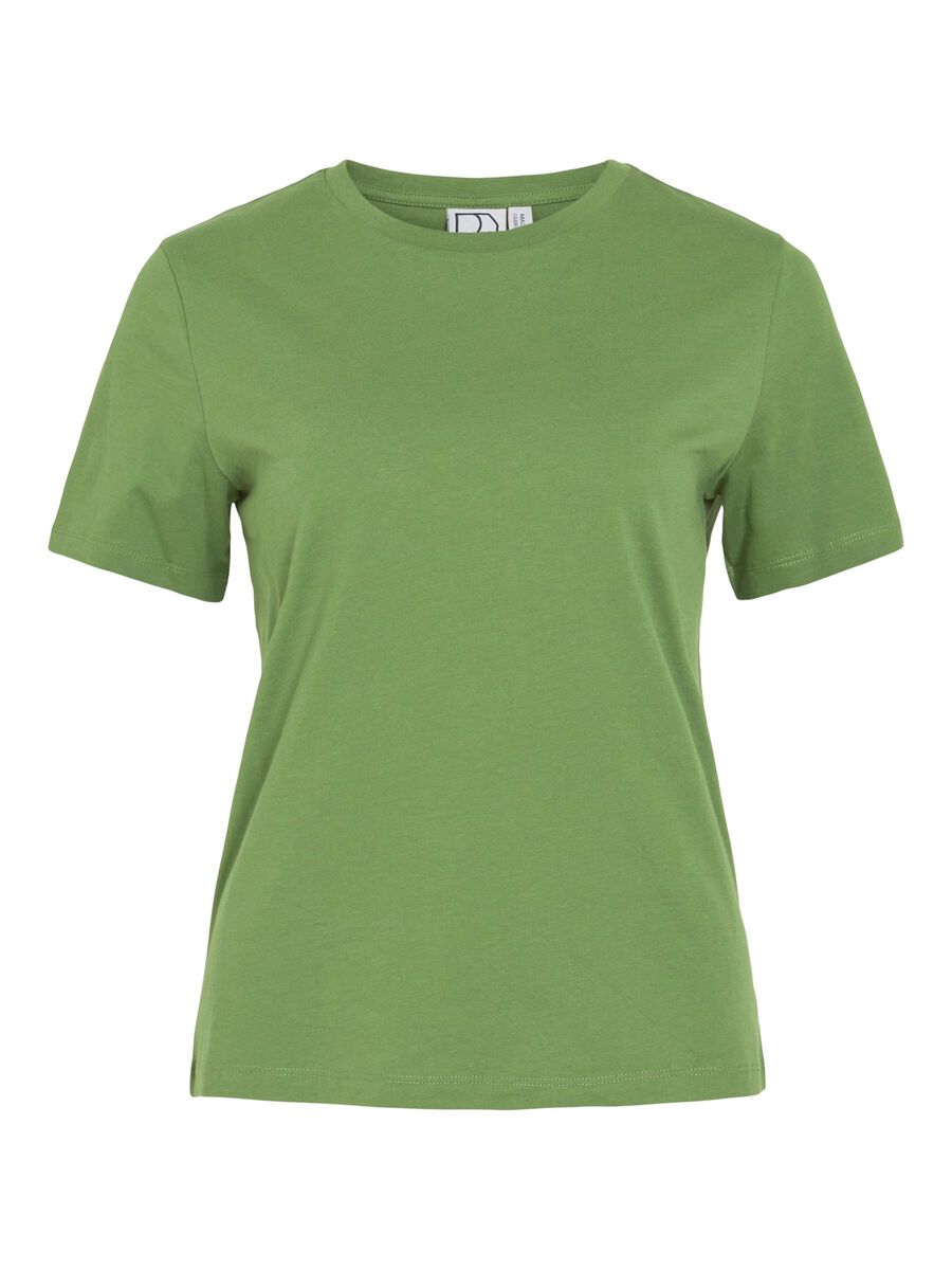 VILA PUUVILLAINEN T-PAITA, Artichoke Green, highres - 14100937_ArtichokeGreen_001.jpg