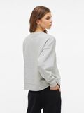 VILA RUNDHALS SWEATSHIRT, Light Grey Melange, highres - 14107559_LightGreyMelange_1190433_004.jpg