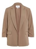 VILA 3/4-SLEEVED BLAZER, Fossil, highres - 14109496_Fossil_001.jpg
