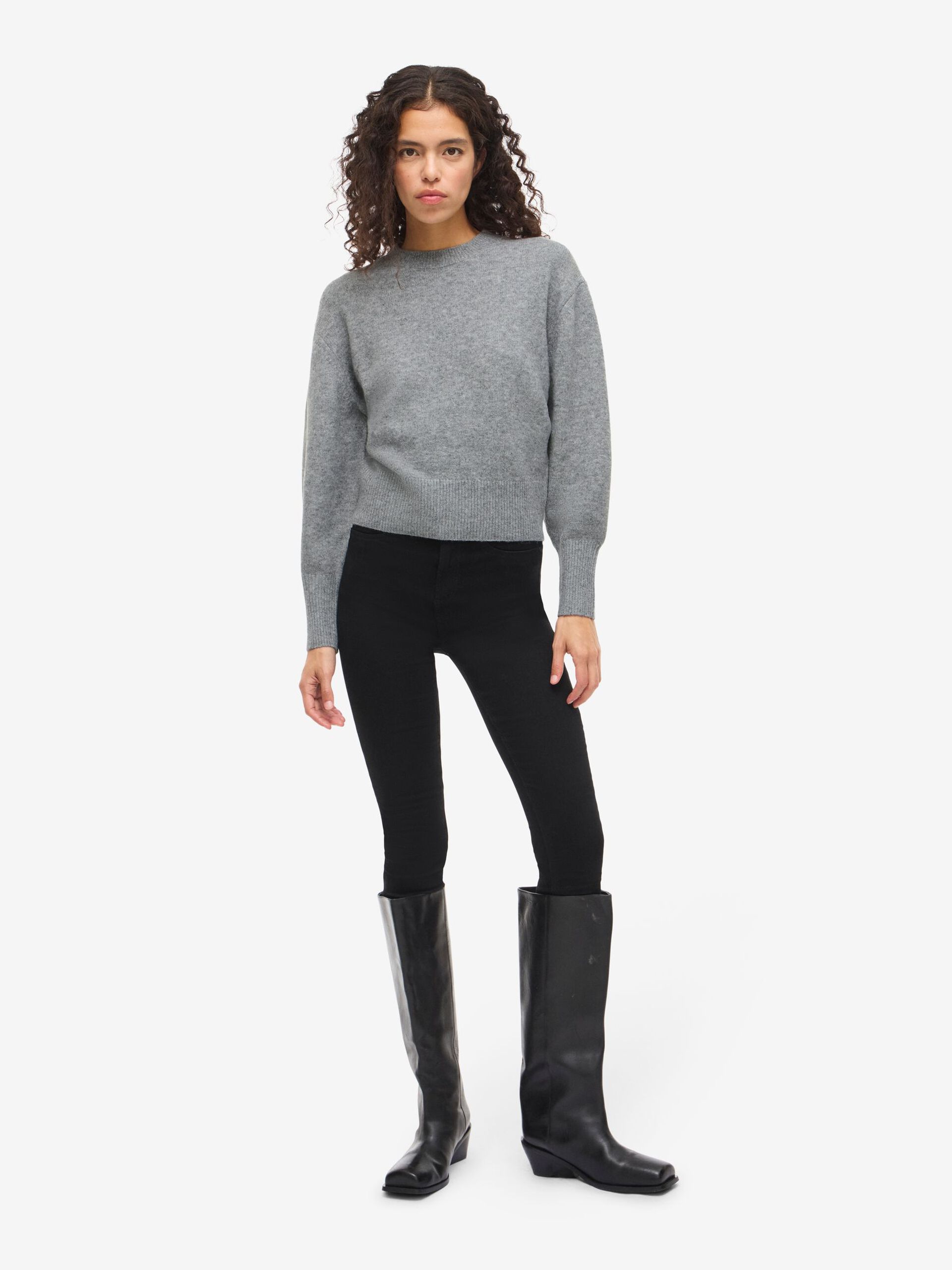 Carousel image - JUMPER, Medium Grey Melange | 4
