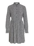 Vila BUTTON LONG SLEEVED DRESS, Black, highres - 14074840_Black_949850_001.jpg