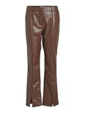 Vila ÉVASÉ PANTALON EN SIMILI, Chocolate Fondant, highres - 14079742_ChocolateFondant_001.jpg