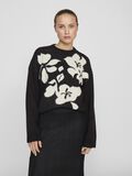VILA ROUND NECK KNITTED PULLOVER, Black, highres - 14106251_Black_1178862_003.jpg