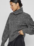 VILA ROLLKRAGEN STRICKPULLOVER, Dark Grey Melange, highres - 14103186_DarkGreyMelange_006.jpg