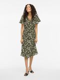 VILA VILOVIE SHORT SLEEVED WRAP DRESS, Sage, highres - 14059666_Sage_1192410_003.jpg