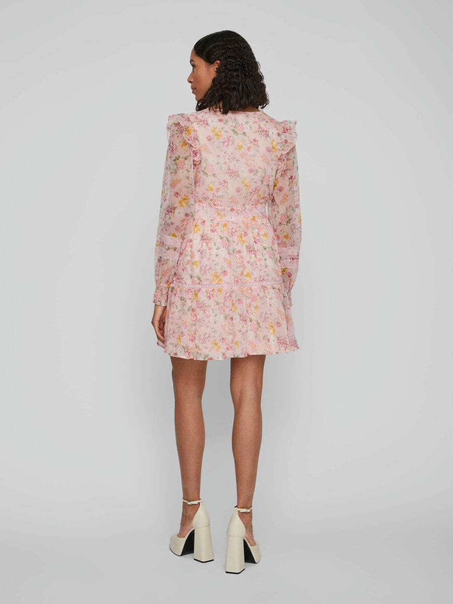 Vila LONG-SLEEVED VESTITO CORTO, Misty Rose, highres - 14084716_MistyRose_1018520_004.jpg