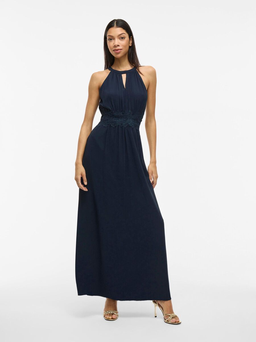 VILA VIMILINA HALTER NECK MAXI DRESS, Total Eclipse, highres - 14052647_TotalEclipse_1038600_003.jpg