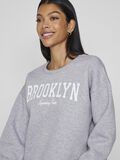 VILA RUNDHALS SWEATSHIRT, Light Grey Melange, highres - 14110530_LightGreyMelange_1222596_007.jpg