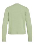 Product image thumbnail - VILOLLO  - OPEN CARDIGAN EN MAILLE, Smoke Green | 6