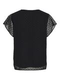 VILA GESTIPPELDE TOP MET KORTE MOUWEN, Black, highres - 14100340_Black_002.jpg