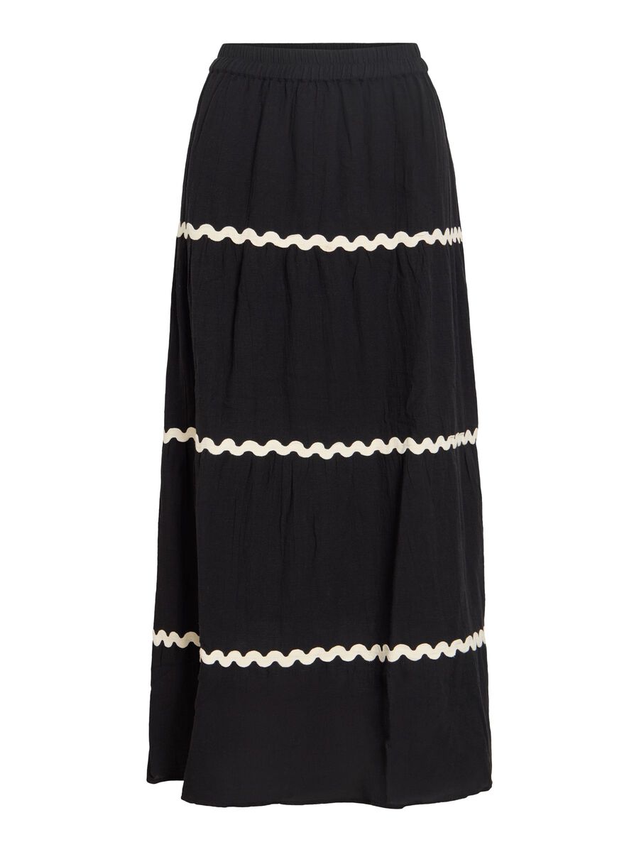 Carousel image - VIMANDA HIGH WAIST MAXI SKIRT, Black Beauty | 5