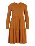 VILA LANGE MOUWEN KNIELENGTE JURK, Pumpkin Spice, highres - 14109874_PumpkinSpice_001.jpg
