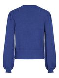 VILA HIGH NECK KNITTED PULLOVER, Mazarine Blue, highres - 14084179_MazarineBlue_1070203_002.jpg