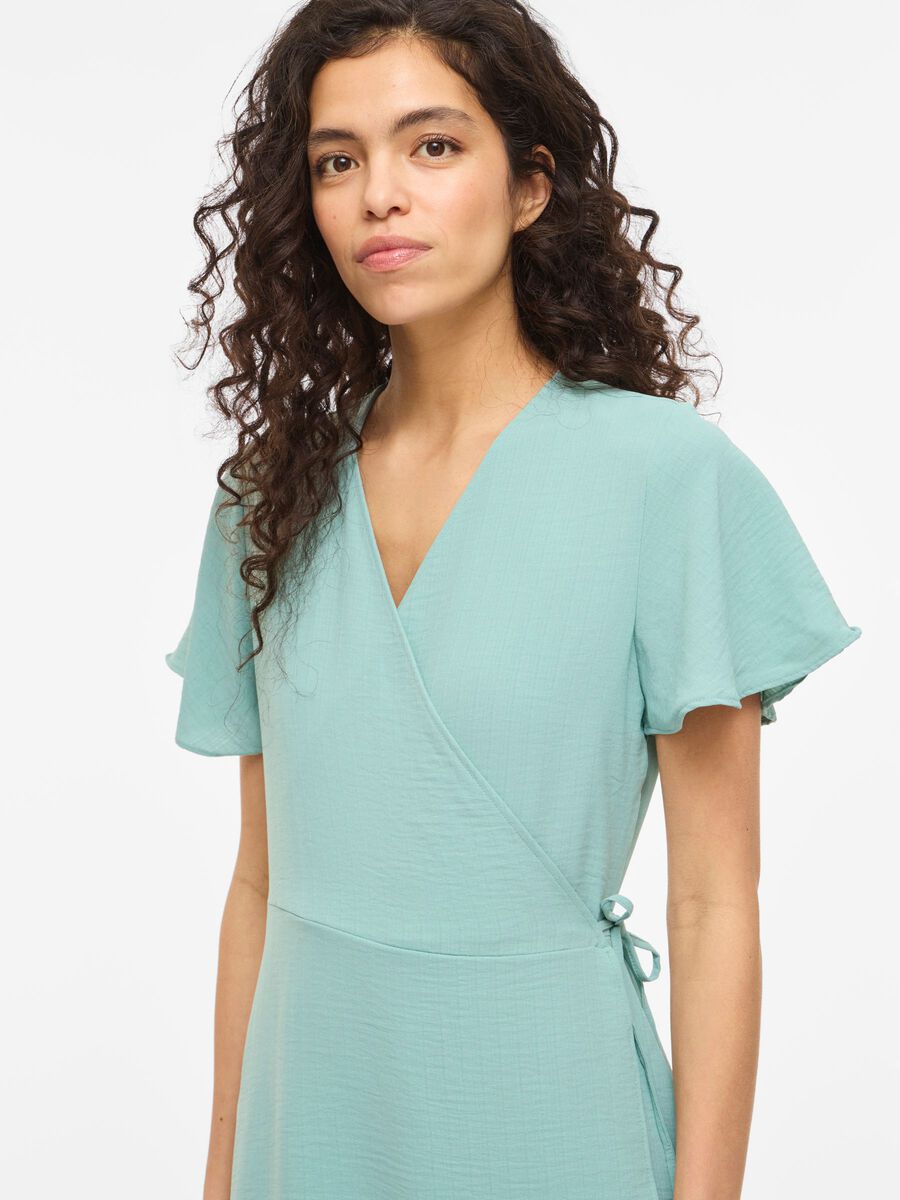 Carousel image - VILOVIE KORTERMET OMSLAGSKJOLE, Blue Surf | 3