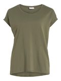 Vila COL ROND T-SHIRT, Dusty Olive, highres - 14083083_DustyOlive_001.jpg