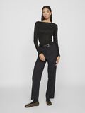 VILA BOATNECK LONG SLEEVED TOP, Black Beauty, highres - 14102437_BlackBeauty_005.jpg