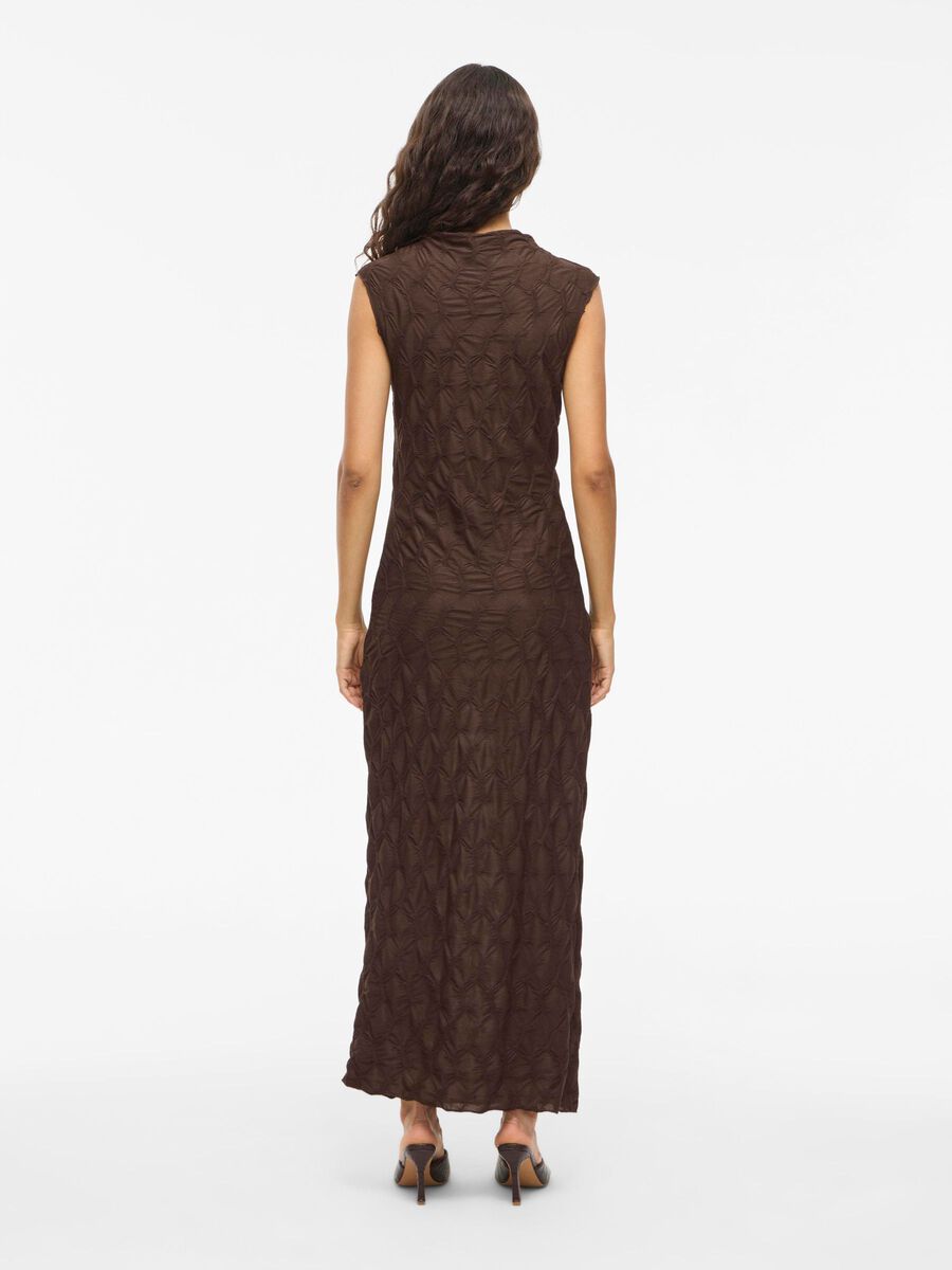 VILA VIREJA SLEEVELESS MAXI DRESS, Coffee Bean, highres - 14105184_CoffeeBean_004.jpg