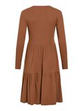 VILA LONG SLEEVED KNEE-LENGTH DRESS, Argan Oil, highres - 14109874_ArganOil_002.jpg