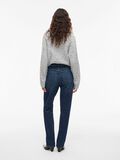 Product image thumbnail - VIKELLY HIGH-WAIST STRAIGHT FIT JEANS, Dark Blue Denim | 2