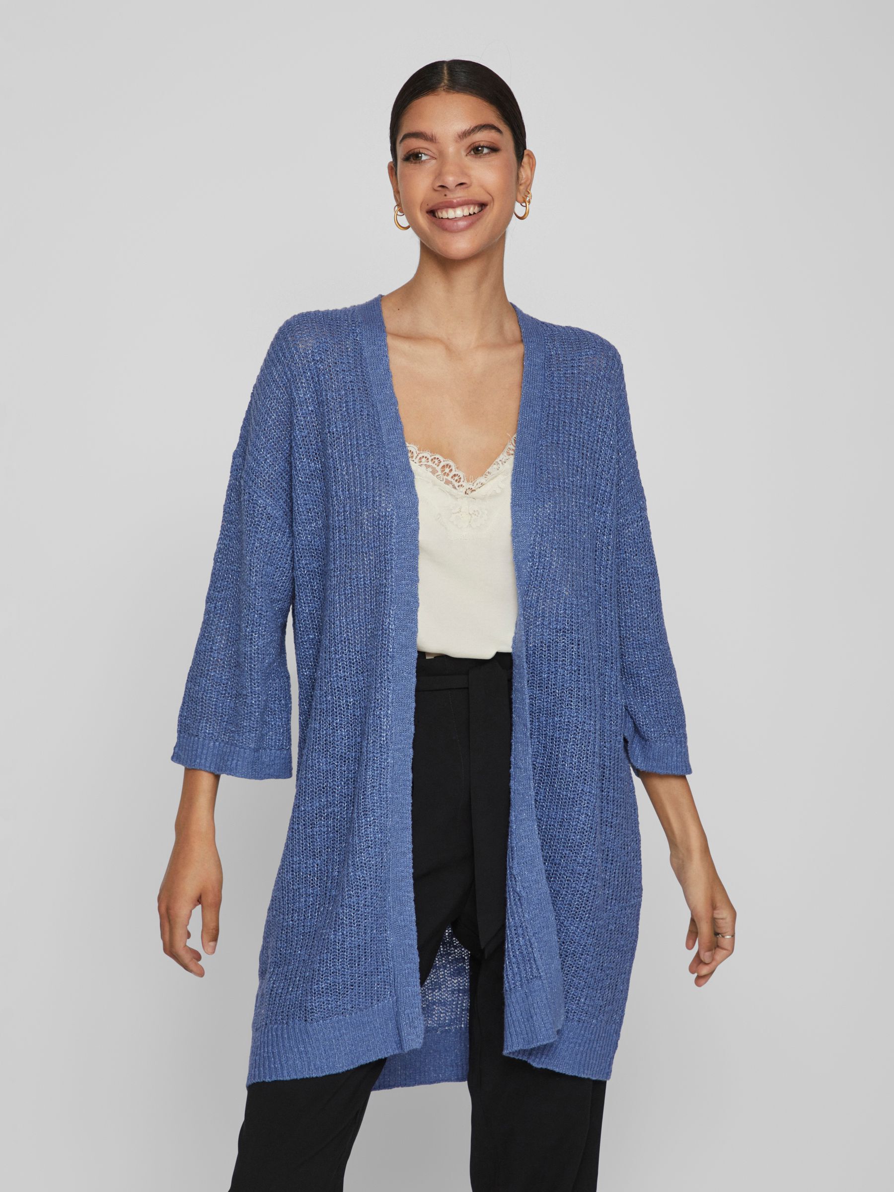 Vila open knit cardigan sale