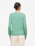 VILA VIRIL ROUND NECK KNITTED PULLOVER, Winter Green, highres - 14054177_WinterGreen_714851_004.jpg