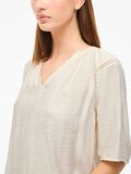 VILA V-NECK SHORT SLEEVED TOP, Birch, highres - 14105244_Birch_006.jpg