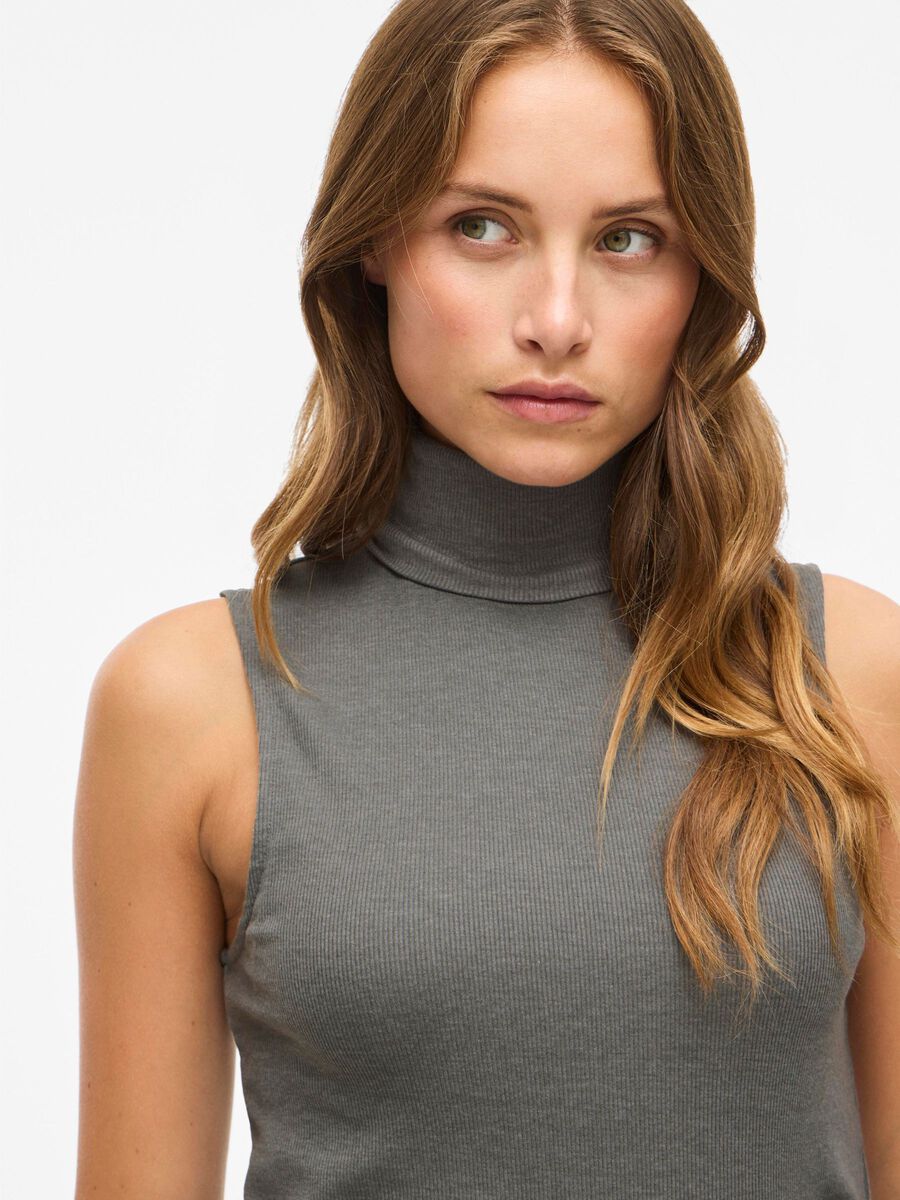 Carousel image - 2ER-PACK TOP, Medium Grey Melange | 3
