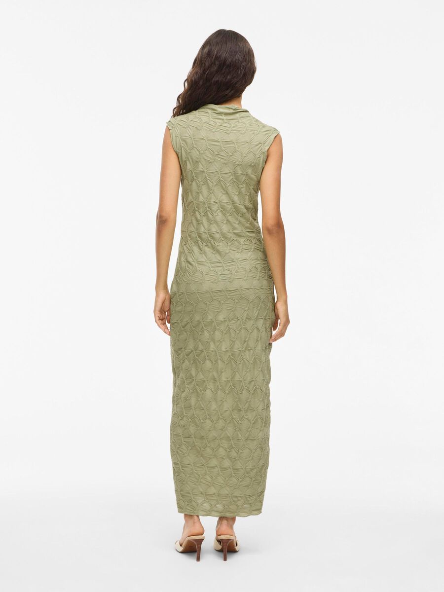 VILA VIREJA SLEEVELESS MAXI DRESS, Sage, highres - 14105184_Sage_004.jpg