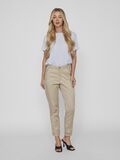 Vila CROPPED CHINO TROUSERS, Soft Camel, highres - 14050349_SoftCamel_005.jpg