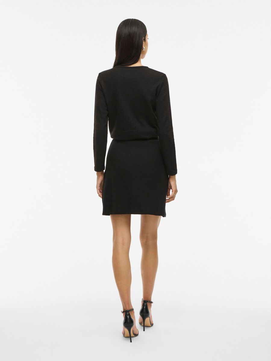 VILA VILIDEA HIGH WAIST MINI SKIRT, Black Beauty, highres - 14108716_BlackBeauty_004.jpg