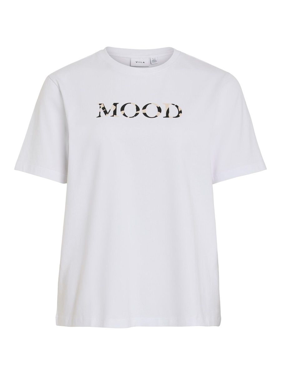 VILA VINORA ROUND NECK T-SHIRT, Bright White, highres - 14103448_BrightWhite_1202471_001.jpg