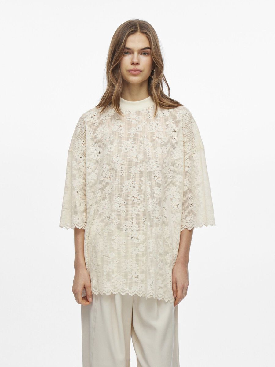VILA LACE T-SHIRT, Cloud Dancer, highres - 14108632_CloudDancer_003.jpg