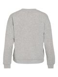 VILA VISANDY BASIC SWEATSHIRT, Light Grey Melange, highres - 14103140_LightGreyMelange_002.jpg
