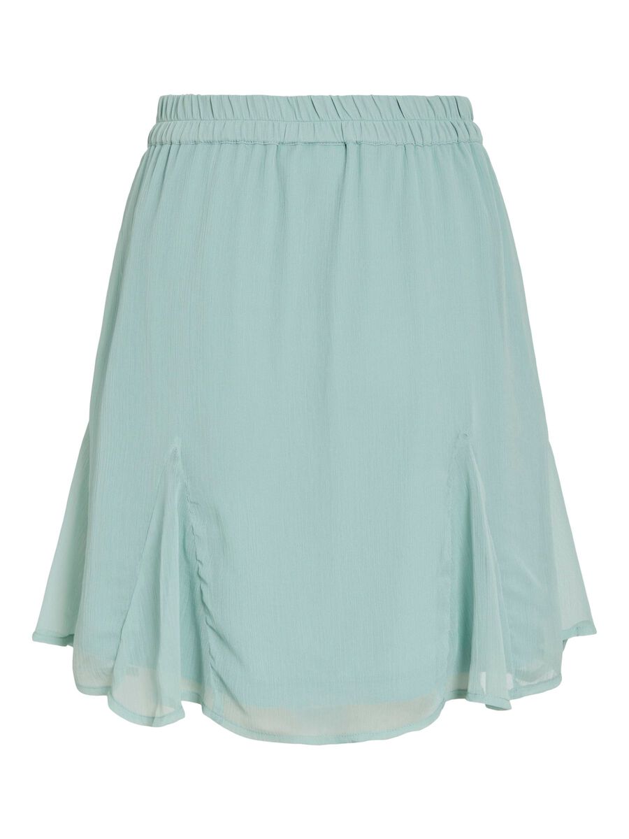 VILA HIGH WAISTED MINI SKIRT, Blue Surf, highres - 14071753_BlueSurf_002.jpg