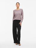 VILA VIRIL ROUND NECK KNITTED PULLOVER, Toadstool, highres - 14054177_Toadstool_972274_005.jpg