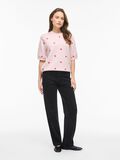Product image thumbnail - VISIF SHORT ROUND NECK SHORT SLEEVED SWEATSHIRT, Cherry Blossom | 4