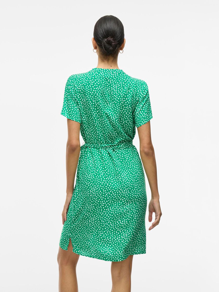 VILA SHORT SHIRT DRESS, Jelly Bean, highres - 14109686_JellyBean_1212412_004.jpg