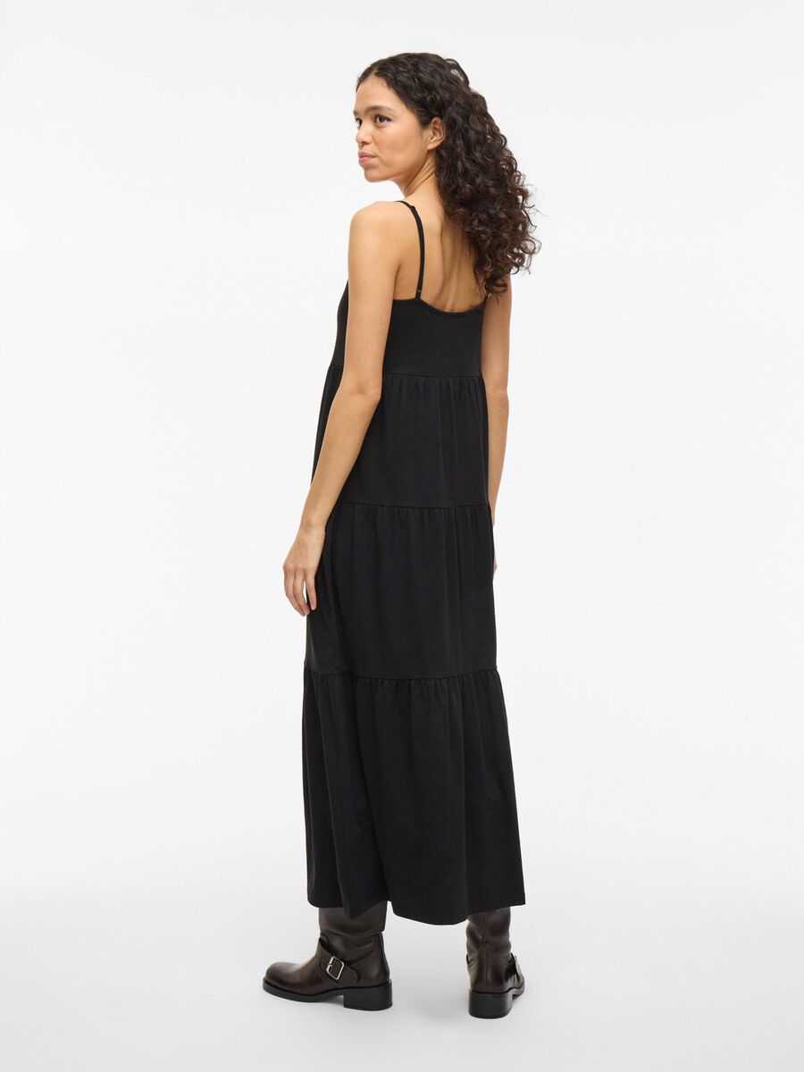 VILA STRAP MIDI DRESS, Black, highres - 14110006_Black_004.jpg