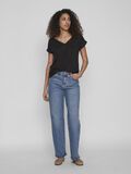 VILA BASIC V-HALS T-SHIRT, Black, highres - 14083084_Black_005.jpg