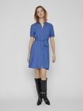 Vila SHORT-SLEEVED SHIRT DRESS, Federal Blue, highres - 14079550_FederalBlue_005.jpg