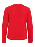 VILA VIDALO BASIC KNITTED PULLOVER, Poppy Red, highres - 14082767_PoppyRed_002.jpg